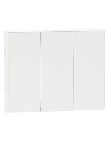 Tecla para interruptor triple Efapel Sirius 70 blanco 70661 T BR