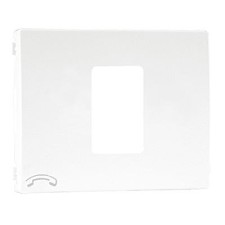 Tapa toma de teléfono RJ11 Efapel Sirius 70 blanco 70712 T BR
