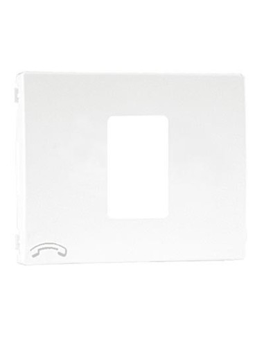 Tapa toma de teléfono RJ11 Efapel Sirius 70 blanco 70712 T BR