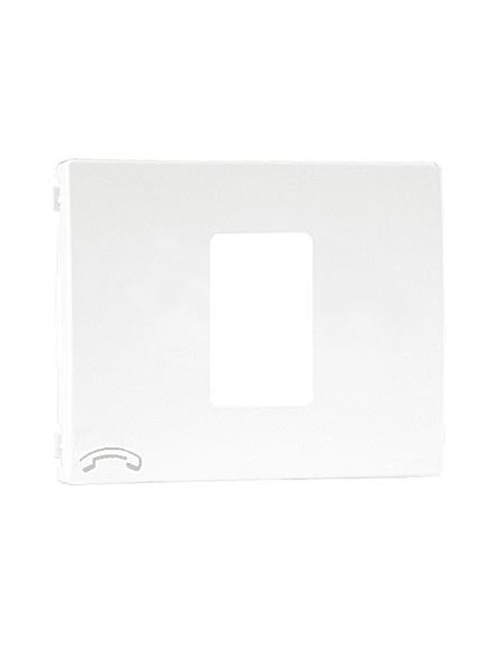 Tapa toma de teléfono RJ11 Efapel Sirius 70 blanco 70712 T BR