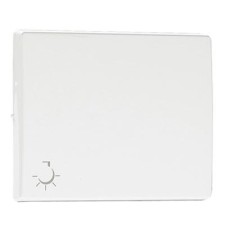 Tecla pulsador con símbolo de luz Efapel Sirius 70 blanco 70607 T BR