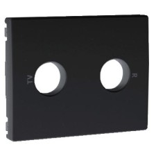 Tapa toma de televisión satélite Efapel Sirius 70 antracita 70686 T AT