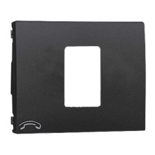 Tapa para toma de teléfono RJ11 Efapel Sirius 70 antracita 70712 T AT