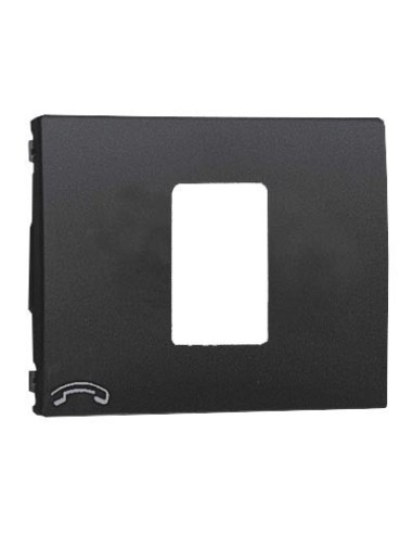 Tapa para toma de teléfono RJ11 Efapel Sirius 70 antracita 70712 T AT