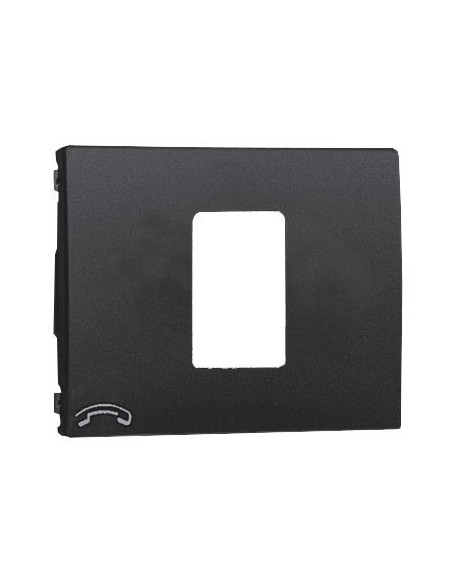 Tapa para toma de teléfono RJ11 Efapel Sirius 70 antracita 70712 T AT