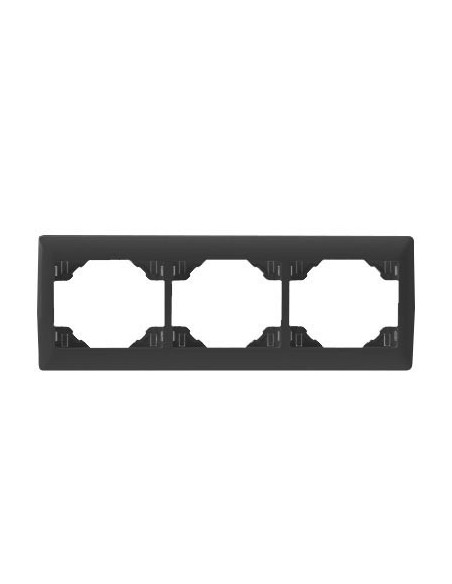 Marco de 3 elementos Efapel 70931 T AT antracita Sirius 70