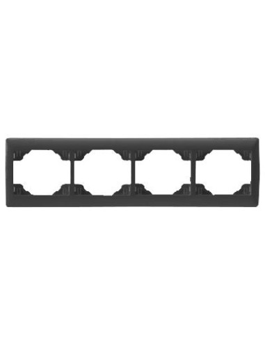 Marco para 4 elementos Efapel antracita 70941 T AT Sirius 70