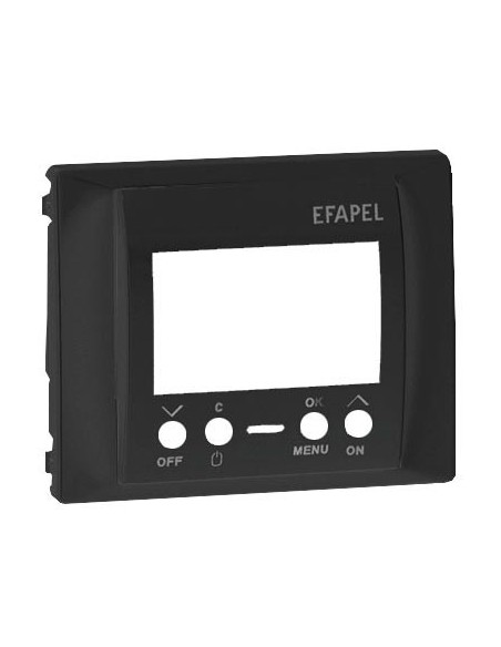 Tapa interruptor horario digital 1 circuito Efapel 70743 T AT Sirius 70 antracita