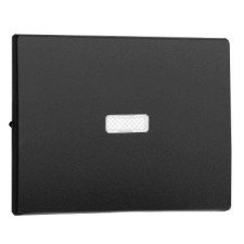 Tecla antracita para interruptor conmutador con piloto Efapel 70602 T AT Sirius 70