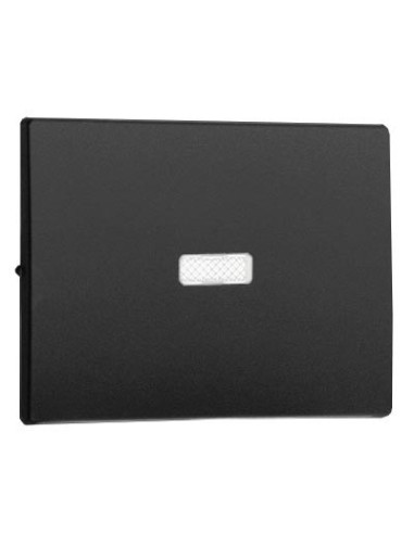 Tecla antracita para interruptor conmutador con piloto Efapel 70602 T AT Sirius 70