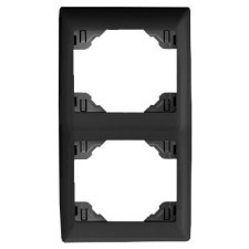 Marco 2 elementos vertical Efapel Sirius 70 antracita 70922 T AT