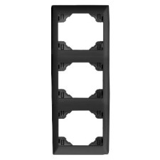 Marco de 3 elementos vertical Efapel 70932 T AT Sirius 70 antracita