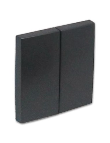 Tecla doble cruzamiento Efapel 90614 T IS GRIS GRAFITO