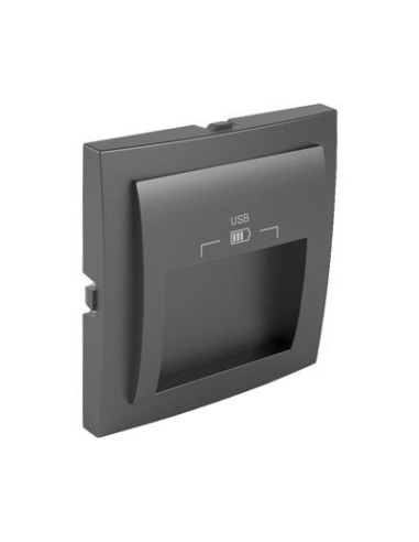 Tapa cargador USB Efapel 90673t is Logus 90 grafito