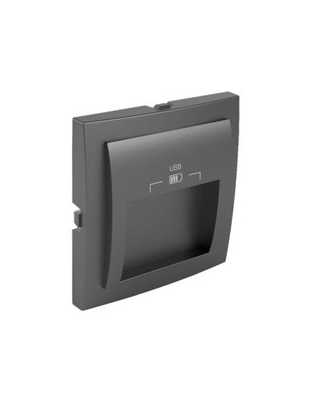 Tapa cargador USB Efapel 90673t is Logus 90 grafito