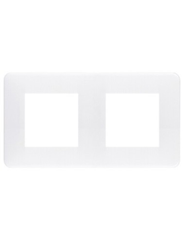 Marco 2 elementos blanco Efapel Latina 42920 T BR