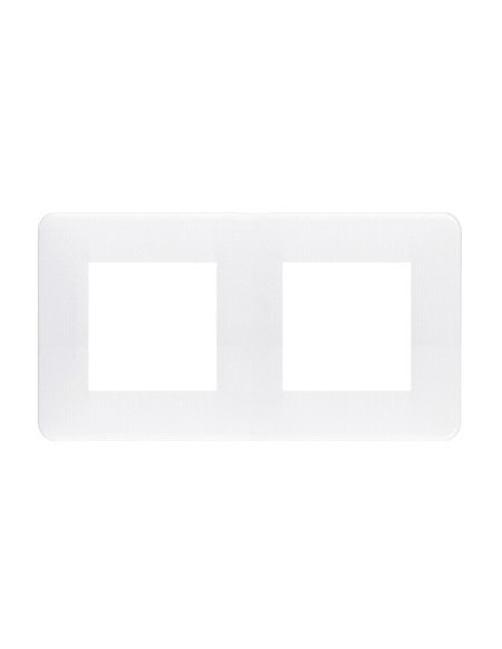 Marco 2 elementos blanco Efapel Latina 42920 T BR