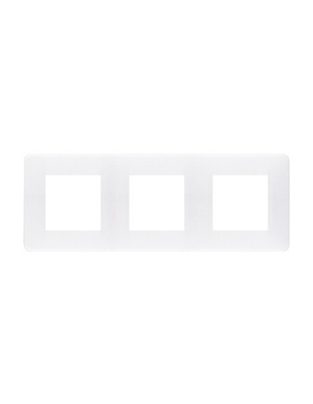 Marco 3 elementos blanco Efapel Latina 42930 T BR