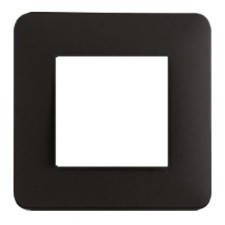 Marco 1 elemento negro mate Efapel Latina 42910 T PM