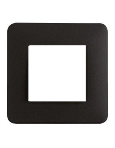 Marco 1 elemento negro mate Efapel Latina 42910 T PM