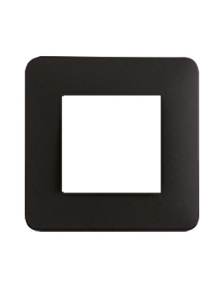 Marco 1 elemento negro mate Efapel Latina 42910 T PM