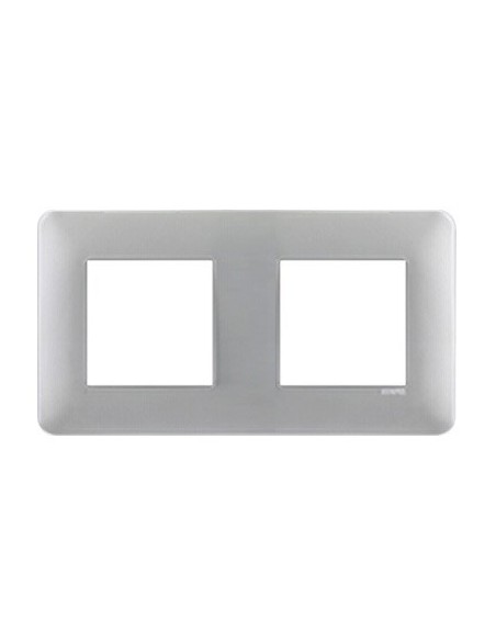 Marco 2 elementos aluminio Efapel Latina 42920 T AL