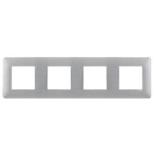 Marco 4 elementos aluminio Efapel Latina 42940 T AL
