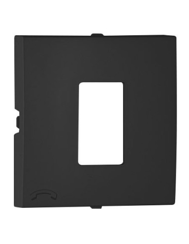 Tapa toma telefónica Efapel Negro Mate 90712t pm Logus 90
