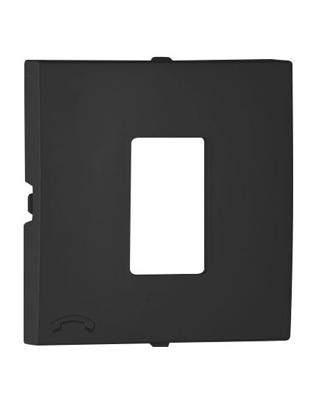 Tapa toma telefónica Efapel Negro Mate 90712t pm Logus 90