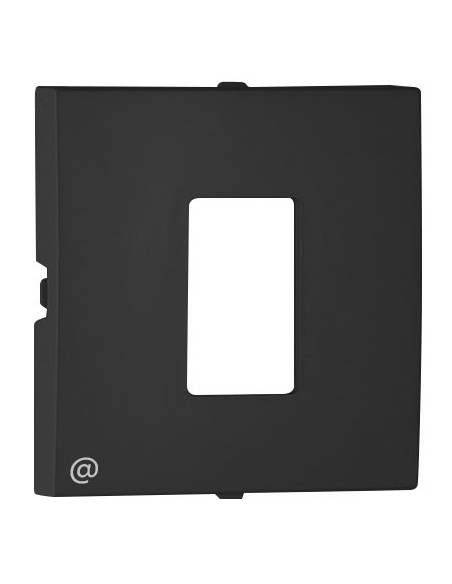 Tapa toma informática Efapel Logus 90 Negro Mate 90751t pm