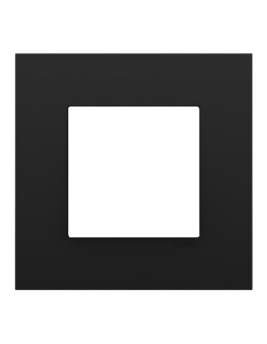 Marco simple Efapel 45910 T PM Quadro 45 negro mate
