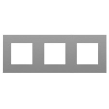 Marco 3 elementos Efapel 45930 T AL Quadro 45 aluminio