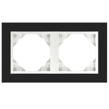 Marco 2 elementos Efapel 90920 TEG Logus 90 cristal negro hielo