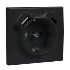 Tapa Schuko Usb 90630TPM Efapel Logus 90