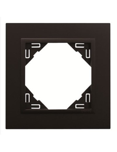 Marco simple Efapel 90910 trr animato negro mate