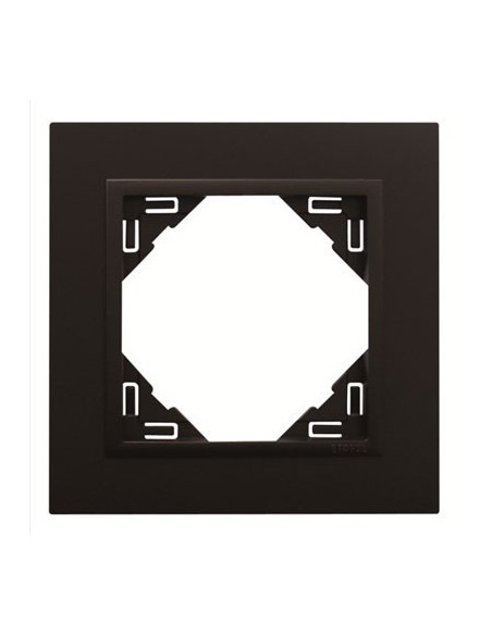 Marco simple Efapel 90910 trr animato negro mate