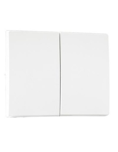 Tecla doble cruzamiento Efapel 70614 T BR Sirius 70 blanco