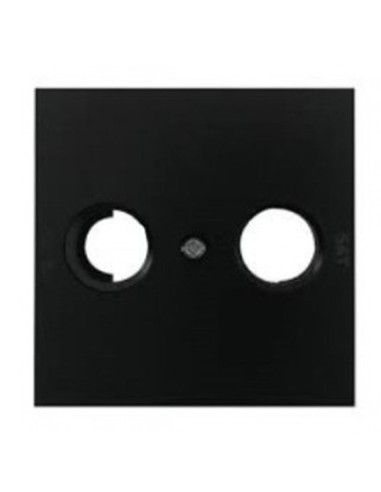 Tapa toma antena Negro Mate Efapel Logus 90686t pm