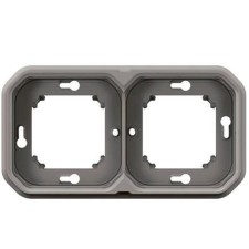 Marco Legrand Plexo 069683L 2 elementos empotrar gris
