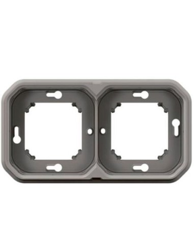 Marco Legrand Plexo 069683L 2 elementos empotrar gris