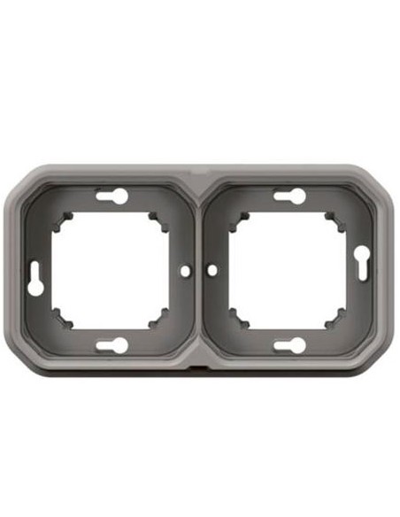Marco Legrand Plexo 069683L 2 elementos empotrar gris