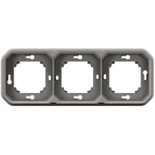 Marco Legrand Plexo 3 elementos 069687L empotrar gris
