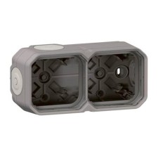 Marco Legrand Plexo 069672L superficie 2 elementos gris