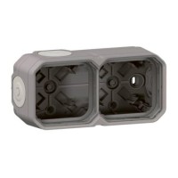 Marco Legrand Plexo 069672L superficie 2 elementos gris