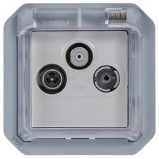 Base antena TV/SAT Legrand Plexo 069558L gris
