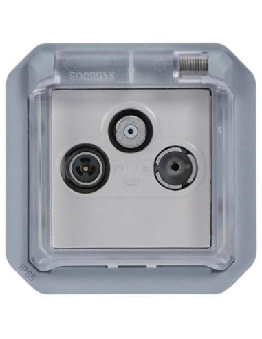 Base antena TV/SAT Legrand Plexo 069558L gris