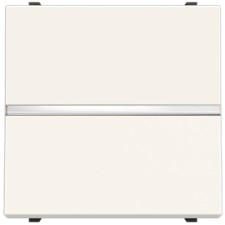 Conmutador Niessen Zenit N2202 BL módulo ancho blanco