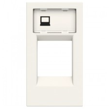 Niessen Zenit N2118.1 BL Tapa conector RJ45 módulo estrecho blanco