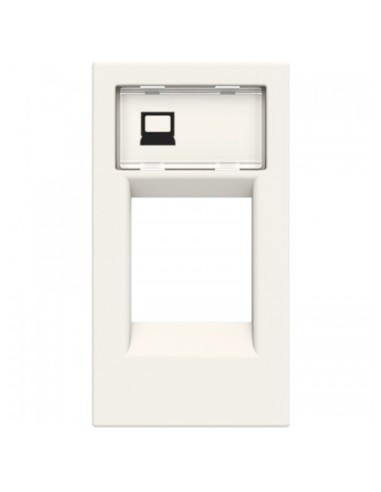 Niessen Zenit N2118.1 BL Tapa conector RJ45 módulo estrecho blanco