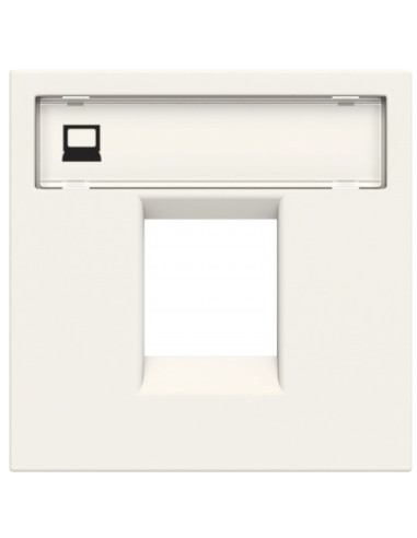 Niessen Zenit N2218.1 BL Tapa conector RJ45 módulo ancho blanco